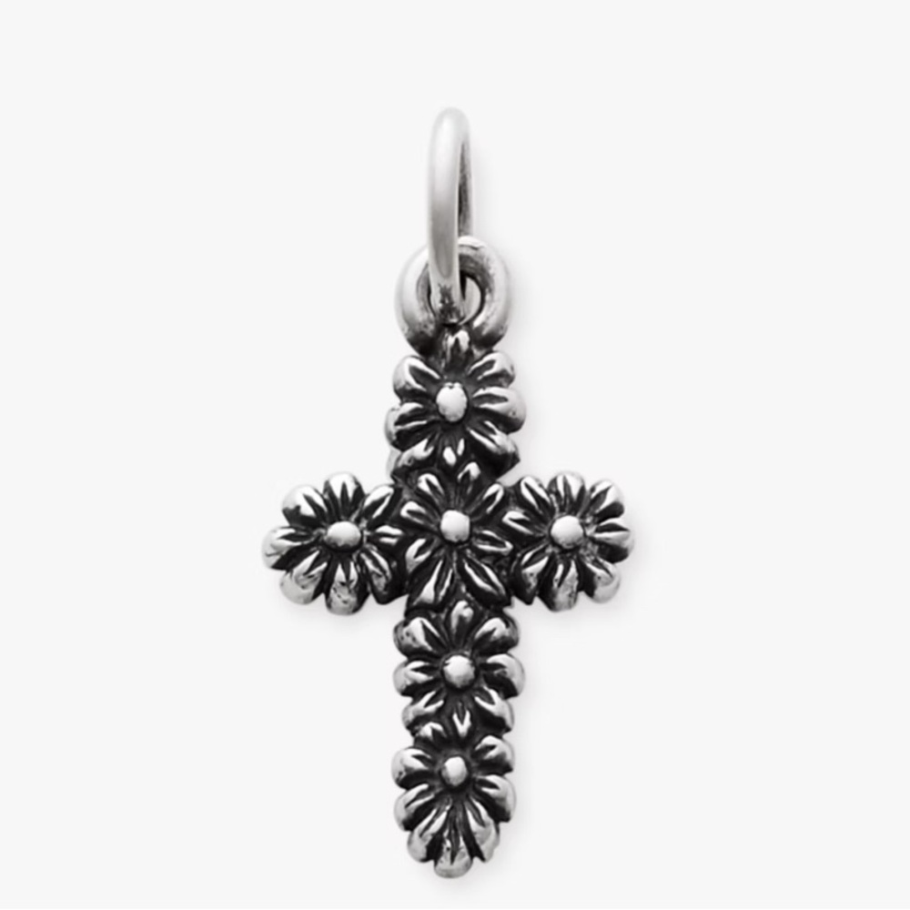 James Avery Necklace Margarita Cross and 14” chain in Silver